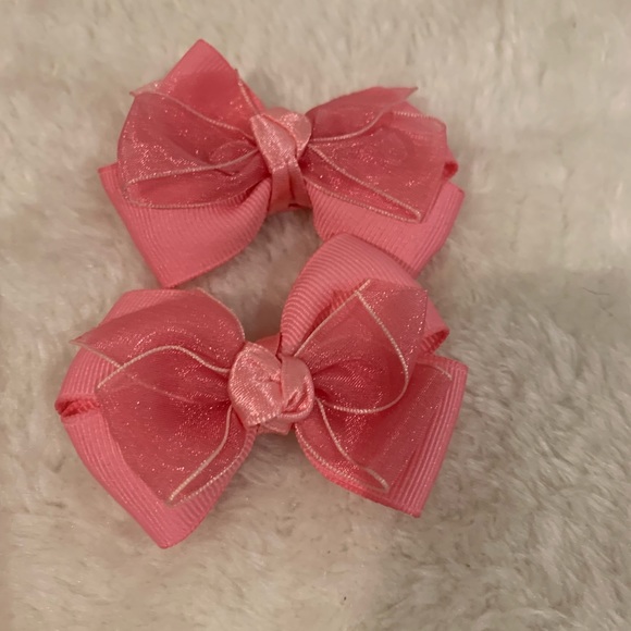 Girls Bow Barrette Set - Picture 7 of 11